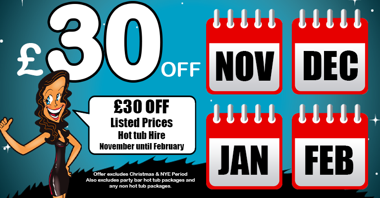 hot tub hire winter deals