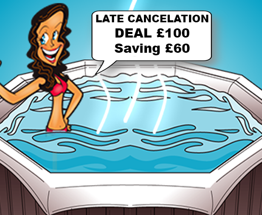 hot tub hire offer just £100 save £60