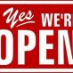 We are still open We are still open