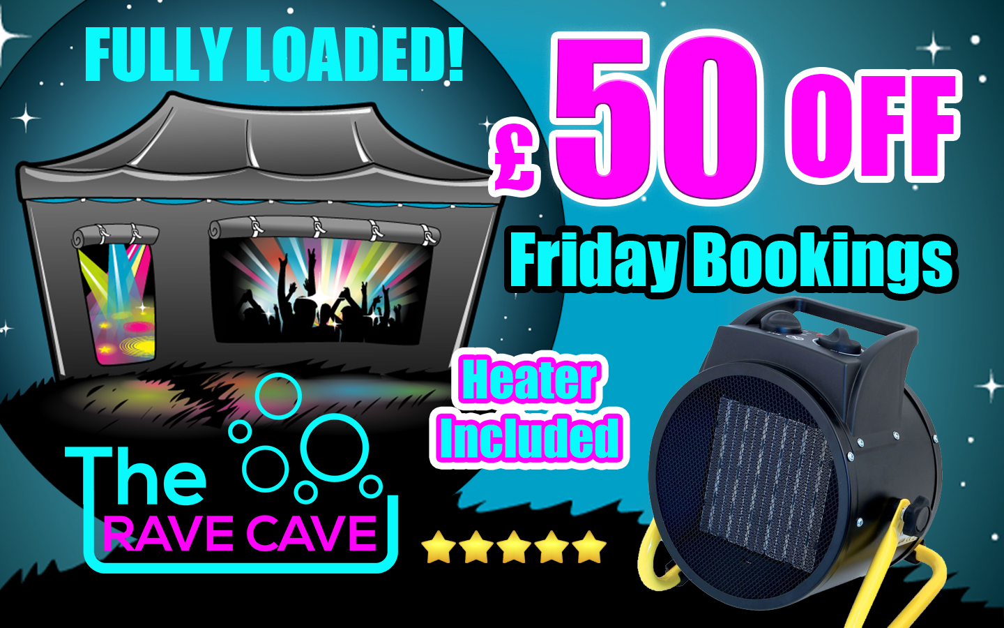 Rave Cave party Tent