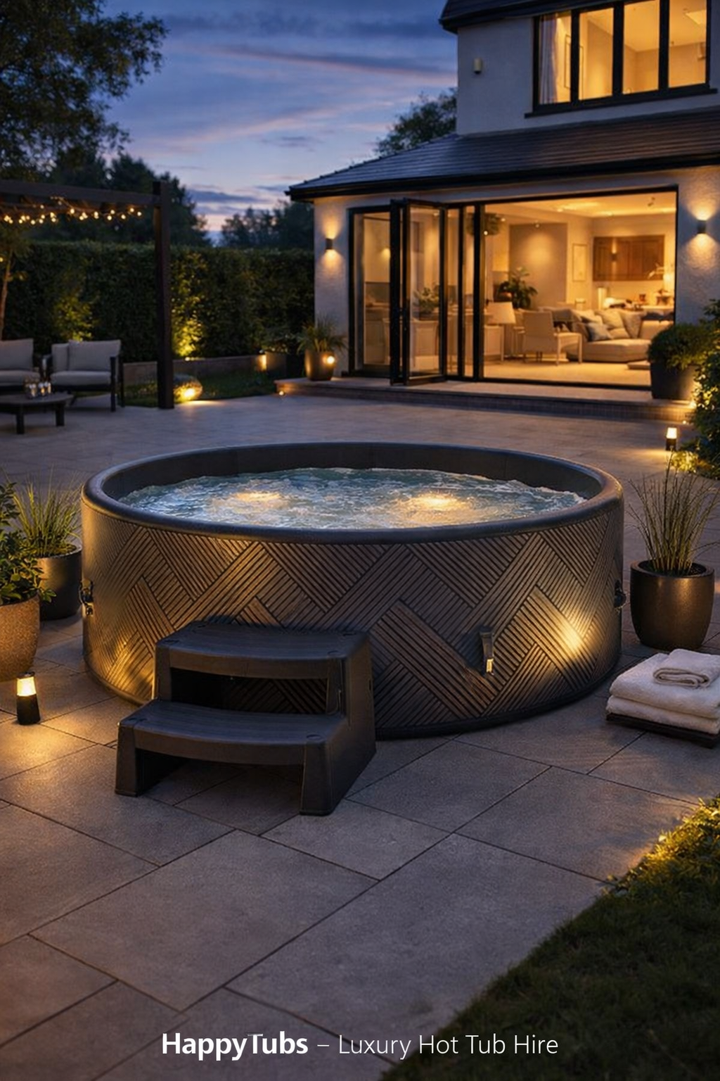 hot tub hire package